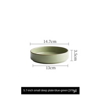 Service de vaisselle en céramique de style coréen, fabriqué en Chine (Fujian Dehua), très demandé, en porcelaine verte/grise/blanche/noire.