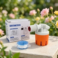 Vanne à flotteur à contrôle automatique du niveau d'eau pour abreuvoir horizontal pour bétail, purificateur d'eau et réservoir de toilette de cage, prix usine compétitif