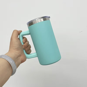 20 oz Stainless Steel Tumbler <b>Mug</b> With Handle Vacuum <b>Insulated</b> Travel Coffee Cup Sublimation Gift Cup - Product Image 6