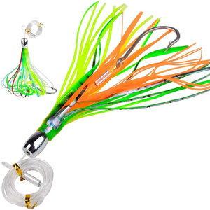 Barra de pesca de 36 pulgadas para atún y mahi, de titanio, con señuelos de calamar y pájaros - Product Image 5