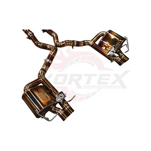 Système d'échappement Vortex High Performance Golden Titanium Catback compatible avec AMG C63 W205 2015-2024 - Product Image 5