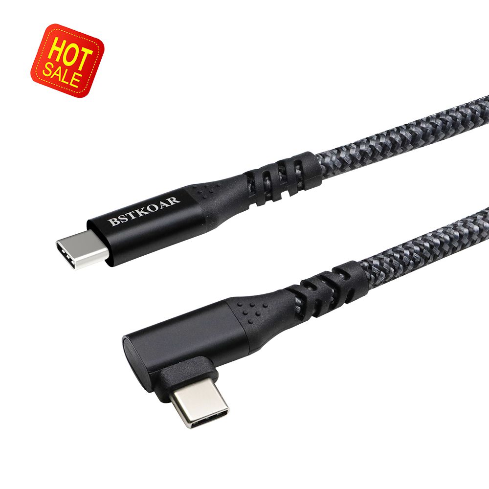 Customize 10Gbps 100W 90 Degree Type C USB Cable for Samsung S5 Cable
