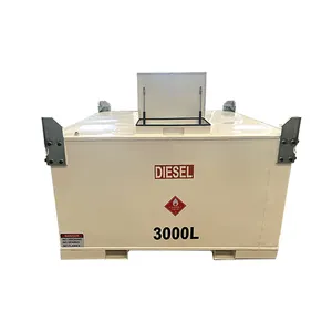 OEM/ODM 1000L-5000L Dispenser IBC Tank All In Mini Station Portable Fueling Unit Diesel Gasoline Petrol Skid Fuel Station