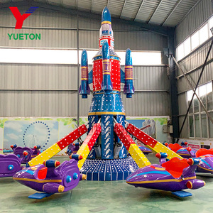 Los niños atracción Parque <span class=keywords><strong>Luna</strong></span> paseos en parques de atracciones equipo de aire golpes auto Control avión - Product Image 1