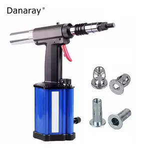 New Extra Stroke Air Riveter Efficient Pneumatic Hydraulic Rivet Nut Gun Specially for Split Nuts Lantern Rivet Nut