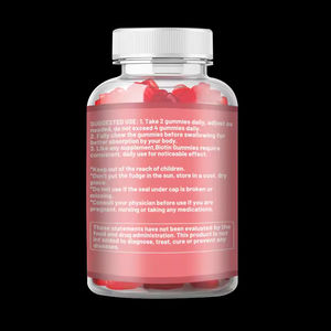 Gomitas de Biotina Orgánicas, Suplemento Vegano a Base de Hierbas para la Belleza y el Control de Energía, Natural, 60 Unidades para Hombres - Product Image 2