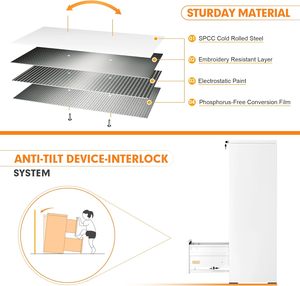 Nhà máy mới của 2-ngăn kéo thép Tủ hồ sơ bột áo kim loại văn phòng Lưu trữ tập tin an toàn hộp cho phòng tập thể dục hội thảo trường sử dụng mới - Product Image 4