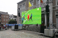 Pantalla LED de Alquiler de 12 pies x 6 pies, Panel de Pantalla LED de 500*500 mm, Pantalla LED de 2.9 P.3.91 para Exteriores