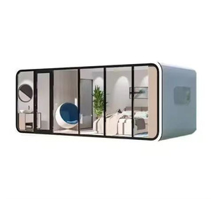 บ้านแอ็ปเปิ้ลประดิษฐ์ทำจากแก้ว20FT หรูหราพร้อมห้องน้ำและห้องครัว - Product Image 1