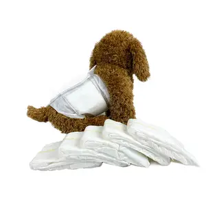 Usa e getta Cane Maschio Pannolini di cotone Assorbente Maschio Avvolge Regolabile Pet Dog Diaper