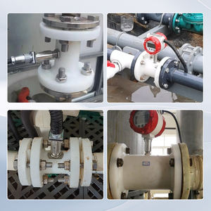 Misuratore di portata a turbina con rivestimento in PTFE per la lavorazione chimica misurazione del flusso di liquido ad alta precisione in ambienti difficili - Product Image 4