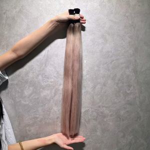 Venta al por mayor de calidad superior 100% Cabello humano barato Ombre Color Cutícula alineada Cabello a granel Ofertas 100% Cabello humano virgen crudo - Product Image 6