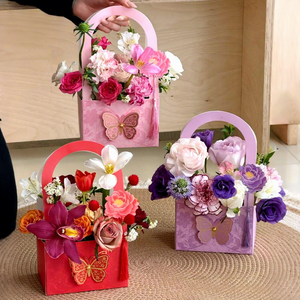Cajas de Regalo de Papel Románticas al por Mayor para Festivales, Elegantes, Reciclables, Ecológicas, con Recubrimiento UV CMYK - Product Image 2