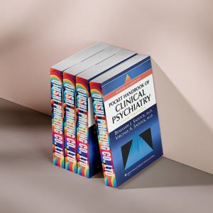 Libro de bolsillo de psiquiatría clínica, 5ª edición, impresión personalizada, MOQ bajo, servicios de impresión con encuadernación cosida perfecta - Product Image 3