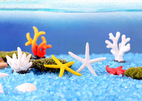 Coral artificiel en résine de couleur pour aquarium, vente en gros