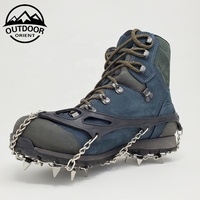 Équipement de sports de plein air thermique accessoires de camping bottes de randonnée équipement de pêche chaussures de sécurité crampons à glace micropointes pour la randonnée