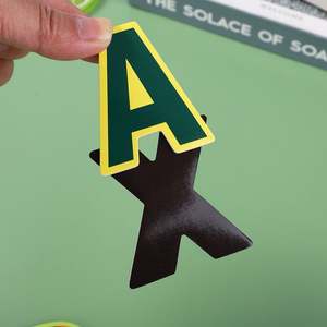 Pegatinas de Letras para Refrigerador, Palabras en Inglés para Niños, Tarjetas Cognitivas de Educación Temprana para Bebés, Pegatinas para Refrigerador, Juguetes Digitales - Product Image 3