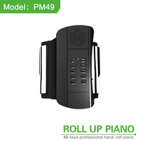 Silicone 49 Standard Keys USB Supply Power Portable Hand Flexible Roll up Keyboards Piano