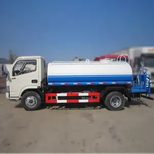 Içme su kamyonu satılık paslanmaz çelik sıcak satış 5000L su yağmurlama özelleştirilmiş Dongfeng Euro III 4X2 kamyon