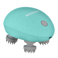 IPX7 masseur de cuir chevelu électrique à usage humide ou sec, pétrissage shiatsu, massage des cheveux, massage du cuir chevelu Mini T K-701A