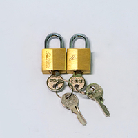 Cadenas en laiton haute sécurité antivol avec cylindre en laiton et 2 clés en laiton, écologique, durable, étanche IP65 pour portail