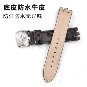 Compatible con <span class=keywords><strong>correas</strong></span> <span class=keywords><strong>de</strong></span> reloj <span class=keywords><strong>de</strong></span> <span class=keywords><strong>cuero</strong></span> genuino <span class=keywords><strong>Swatch</strong></span>: YTS401, 402, 409, 713, correa <span class=keywords><strong>de</strong></span> doble muesca YTB400, 20 mm. - Product Image 6