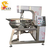 Wok de cuisson planétaire automatique à gaz inclinable avec agitateur, pour sauces piquantes, curry, viande et fonctions de mélange