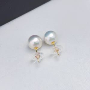 ต่างหูเงินแท้ S925 แบบ DIY สำหรับใส่ไข่มุก รูปทรงมงกุฎ รองรับไข่มุกขนาด 9-13 มม. รุ่น 22078 - Product Image 4