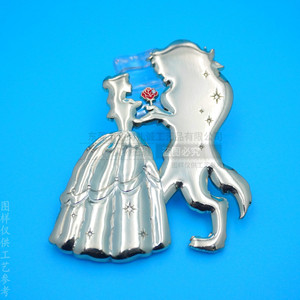 Custom Cartoon Metal Bag Label Die Cast 3D Alloy Electroplated Luggage Hardware Nameplate <b>Suitcase</b> Accessory - Product Image 1