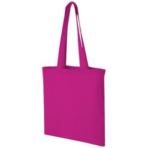 Carolina Cotton Shopper <b>Bag</b> 7L <b>Magenta</b> Color Promotional Tote Casual Style Square Shape Sewing Technique - Product Image 1