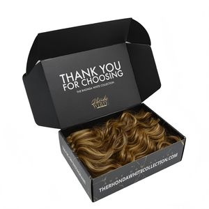 Boîtes d'emballage pour cheveux <span class=keywords><strong>de</strong></span> luxe écologiques en matériaux recyclés avec structure rigide et design cadeau - Product Image 5
