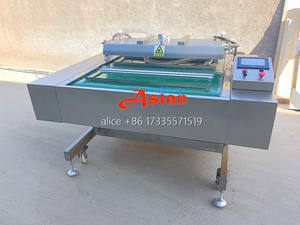 Machine d'emballage sous vide continue commerciale / Machine d'emballage sous vide automatique pour rouler les tiges de bambou - Product Image 2