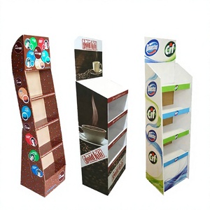 Exhibidores de PVC Plegables Personalizados para Supermercados, con 5 Estantes, Independientes, para Exhibición de Dulces y Bocadillos - Product Image 4