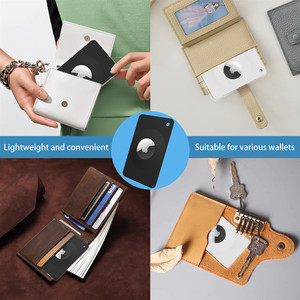 Paquete de <span class=keywords><strong>2</strong></span> Fundas para <span class=keywords><strong>Airtag</strong></span>, Funda Ultrafina para Tarjetas con Soporte para Apple <span class=keywords><strong>Airtag</strong></span>, Funda para Tarjetas con Soporte para <span class=keywords><strong>Airtag</strong></span> para Cartera - Product Image 5