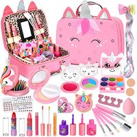 Kit de maquillage pour filles arc-en-ciel personnalisé conçu véritable étui à cosmétiques boîte de maquillage ensemble de jouets pour enfants