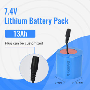 RC 모델을 위한 7.4V 13Ah 리튬 이온 배터리 18650 긴 사이클 수명 고성능 리튬 이온 배터리 팩 - Product Image 5