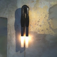 Lampe murale moderne minimaliste en crin de cheval, fabriquée en Chine, lampe murale pour couloir d'hôtel, balcon, lampe suspendue créative pour restaurant