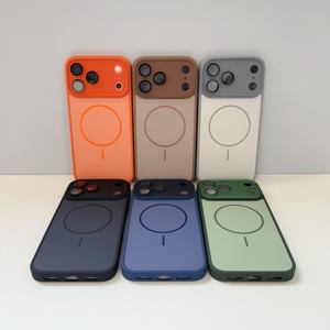 Чехол INS Style <span class=keywords><strong>2026</strong></span> с магнитным креплением и защитной пленкой для объектива, матовый, из ПК и ТПУ, для iPhone 12 13 14 15 16 17 Pro Max - Product Image 5