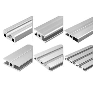 Profilés en <span class=keywords><strong>aluminium</strong></span> extrudé de haute qualité personnalisés <span class=keywords><strong>40x40</strong></span> 2080 4080 2040 anodisés 6063 à rainure en <span class=keywords><strong>T</strong></span> pour cloisons intérieures Max. - Product Image 2