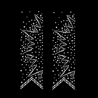 Custom <strong>Best</strong> <strong>Selling</strong> Bling Wholesale Iron on <strong>Cheer</strong> Bow Strip Rhinestone Transfer for Garment