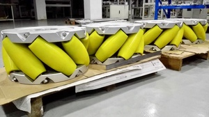 Ruedas de <span class=keywords><strong>mecanum</strong></span> de alta resistencia, 18 pulgadas, carga de 8 toneladas, SS - Product Image 3