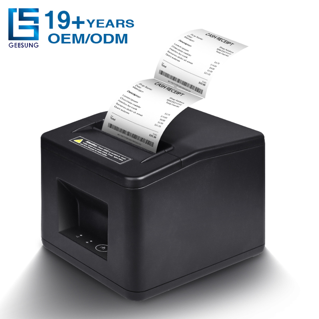 Hot Sale 80mm Thermal Receipt Printer with Auto Cutter & Wall Mount POS System POS Printer Machine