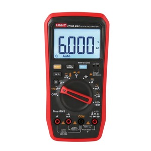 มัลติมิเตอร์ดิจิตอล UNI-T UT15B/17B/18B True RMS 1000V มาตรฐาน CE UKCA CETLus REACH RoHS พร้อมฟังก์ชัน V.F.D สำหรับ AC และสำหรับเครื่องมือทดสอบ - Product Image 6