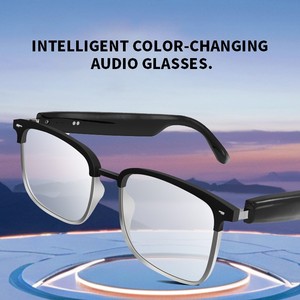 نظارات ذكية أنيقة شبه بدون إطار مع سماعات لاسلكية مدمجة للموسيقى والمكالمات والرياضة - Product Image 2