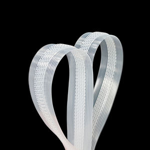 <span class=keywords><strong>Cerniera</strong></span> in Velcro di Alta Qualità Facile da Aprire 16MM Trasparente in PE Plastica Termosaldabile a Bassa Temperatura Ecologica per Borse - Product Image 1