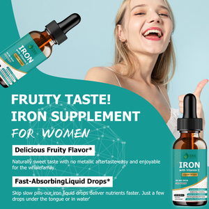 OEM ODM Gotas Líquidas de Hierro Más Vendidas con Hierro Elemental para Hemoglobina, Mejora el Bienestar, Aumenta la Energía, Ayuda a Mantener un Sabor Óptimo Frutal - Product Image 6