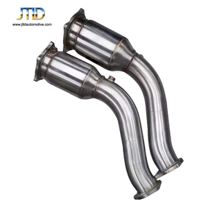 JTLD ระบบไอเสียผู้ผลิต,ท่อระบายอากาศสำหรับ <span class=keywords><strong>Porsche</strong></span> <span class=keywords><strong>Cayenne</strong></span> <span class=keywords><strong>Gts</strong></span> V8 958 4.8L <span class=keywords><strong>2013</strong></span> Downpipe - Product Image 5