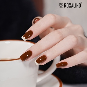 ROSALIND Professional Custom logo Vernis Semi Permanente <span class=keywords><strong>Cereza</strong></span> Mocha Marrón Caramelo Rojo Otoño Uv Esmaltes de Uñas en Gel Duraderos 15ml - Product Image 4