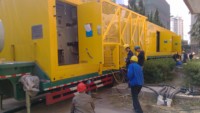 Transformateur de puissance triphasé, sectionneur, barre omnibus, disjoncteur pour travaux de génie civil EPC, entrée 220 kV, sortie 220 V