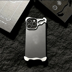 Với ống kính phim bảo vệ Trần Hợp kim nhôm chống sốc Bì<span class=keywords><strong>a</strong></span> <span class=keywords><strong>iPhone</strong></span> 16 13 14 15 Pro Max cộng với kim loại không thường xuyên Bumper trường hợp điện thoại - Product Image 3